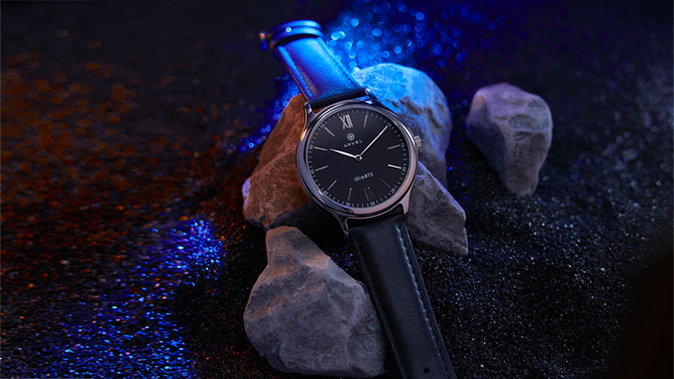 IARVEL WATCH (Silver Watchcase Black Dial) by Iarvel Magic and