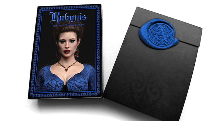 limited edition poker cards Rubynis Royal Playing Cards Blue Wax Seal (Limited Edition)