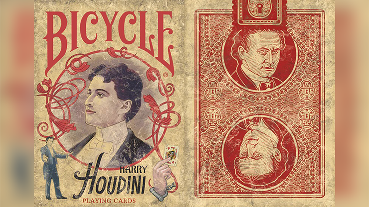 Bicycle Harry Houdini Playing Cards by Collectible Playing Cards Alakazam Magic