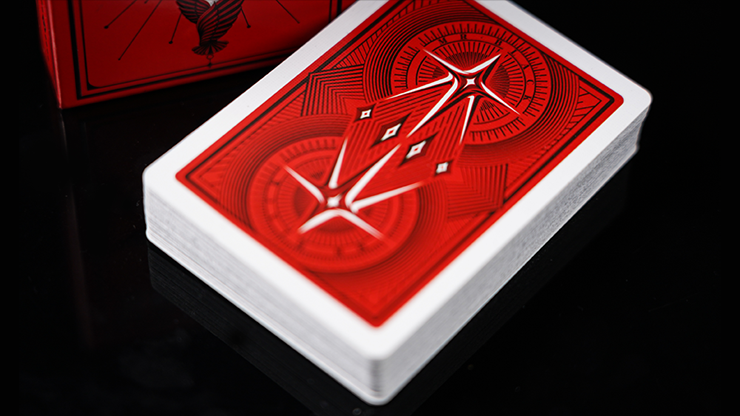 Mr. Black V1 (Red) Playing Cards