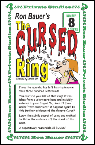 Ron Bauer Private Studies Series #8 - The Cursed Ring Book