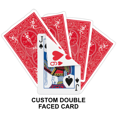 Custom Double Faced Playing Card