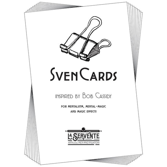 The Svengali forcing Cards (The ultimate forcing tool for the Mentalist) inspired by Bob Cassidy