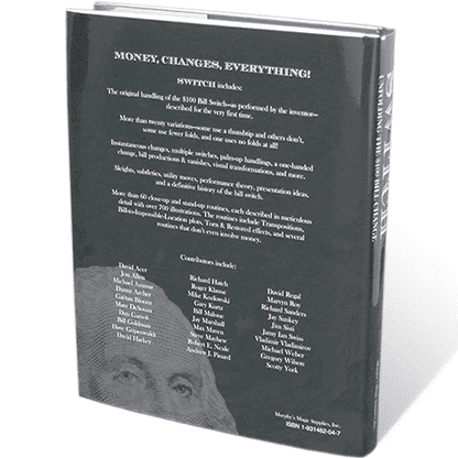 SWITCH - Unfolding The $100 Bill Change by John Lovick - Book