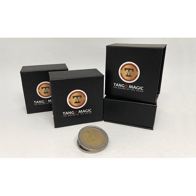 Folding Coin - 2 Euros (Traditional) by Tango Magic - Trick (E0064)
