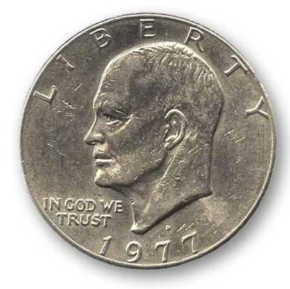 Eisenhower Dollar Single Coin Ungimmicked Trick Alakazam Magic