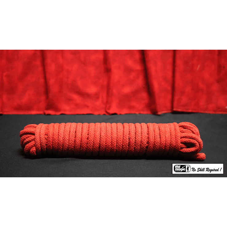 Cotton Rope (Red) 50 ft by Mr. Magic - Trick