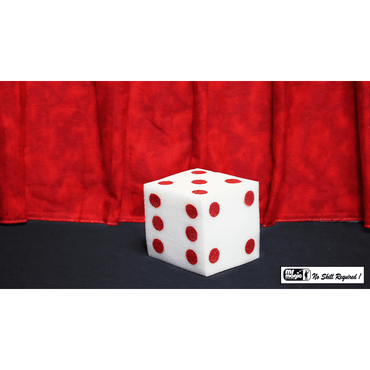 Ball to Dice (Red/White) by Mr. Magic - Trick