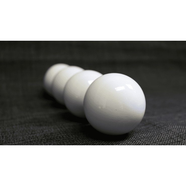 Wooden Billiard Balls (1.75" White) by Classic Collections - Trick
