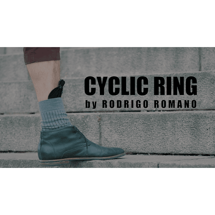 CYCLIC RING (Black Gimmick and Online Instructions) by Rodrigo Romano - Trick
