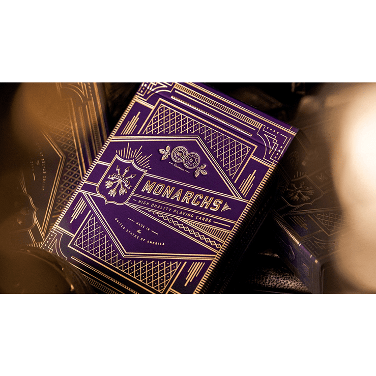 Theory11 Monarch Royal Edition Playing Cards - Luxury Purple Deck With Gold Foil, Made In USA - View #8