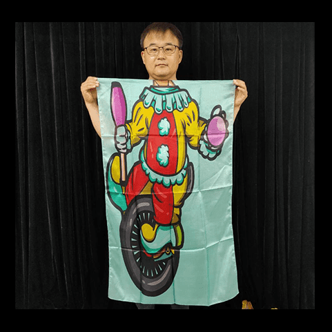 Character Silk (Clown) 35 X 43 by JL Magic - Trick