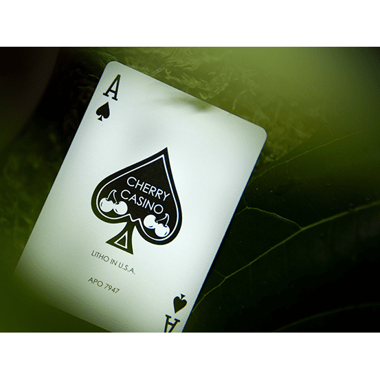 Cherry Casino House Deck Playing Cards (Sahara Green)