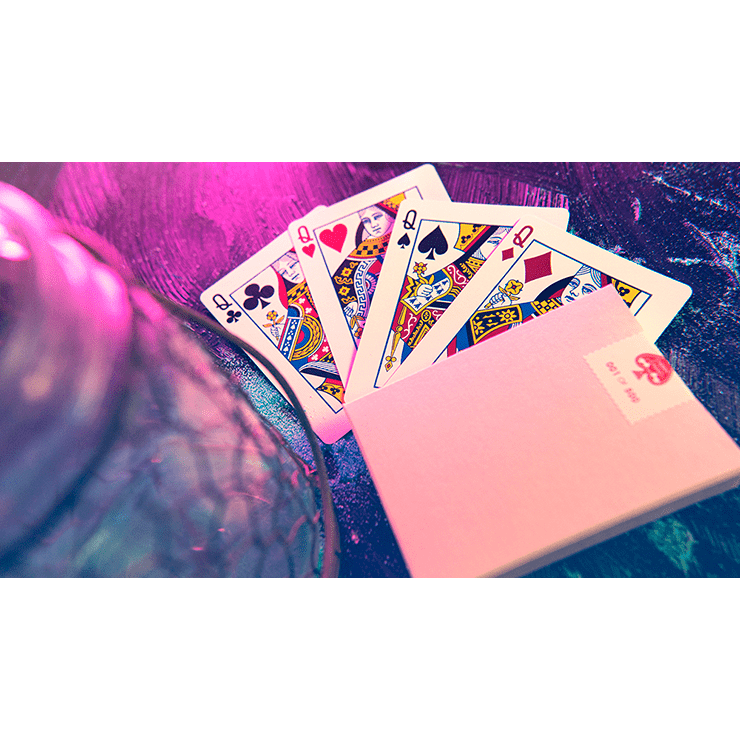Cherry Casino House Deck Playing Cards (Flamingo Pink)