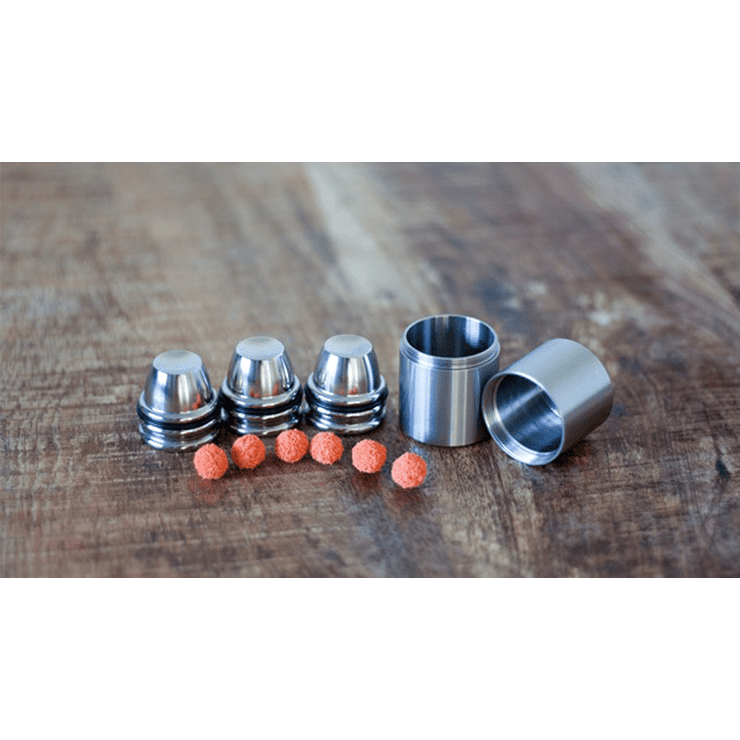 Micro Cups and balls (Gimmicks and Online Instructions) by Leo Smetsers - Trick