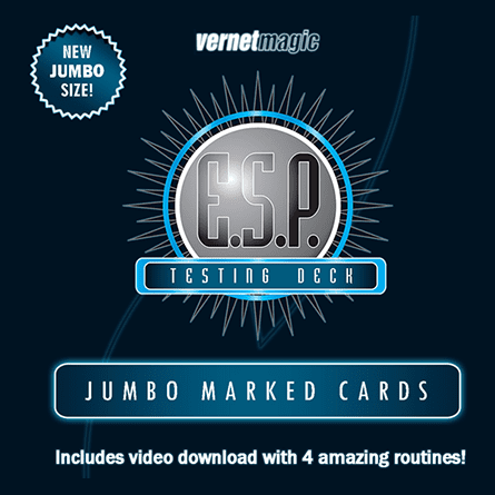 E.S.P. Jumbo Testing Cards (Gimmicks and Online Instructions) by Vernet Magic - Trick