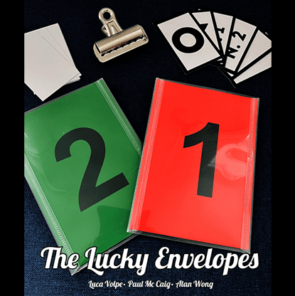 The Lucky Envelopes (Gimmicks and Online Instructions) by Luca Volpe, Paul McCaig, and Alan Wong - Trick