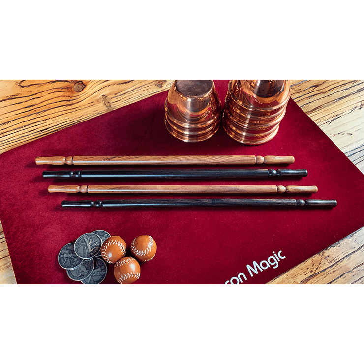 Wooden wand PRO (Standard Brown) by Harry He & Bacon Magic - Trick