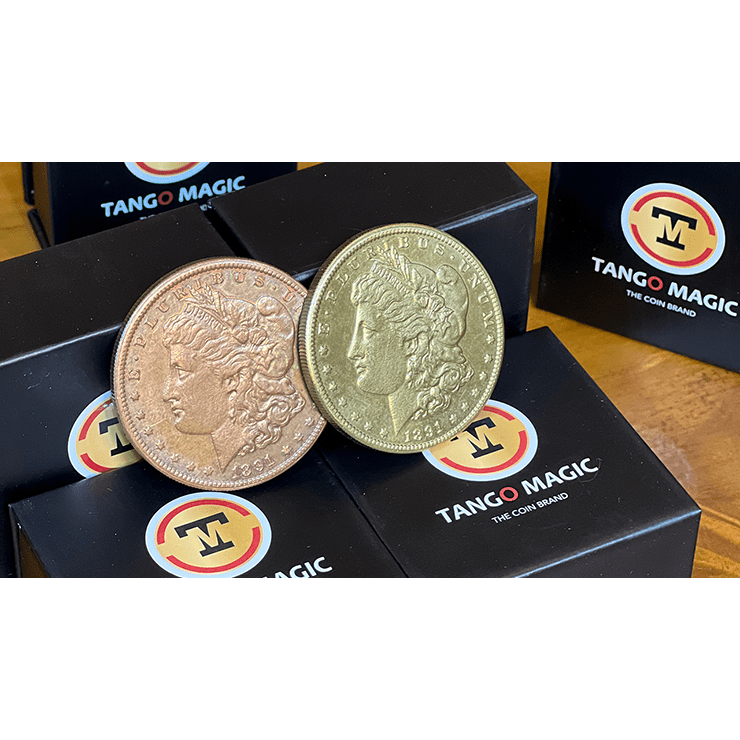 Replica Golden Morgan Scotch and Soda Magnetic (Gimmicks and Online Instructions) by Tango Magic - Trick