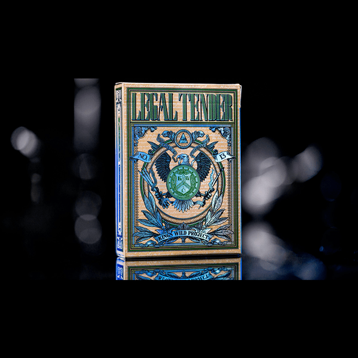 Holographic Legal Tender Playing Cards by Kings Wild