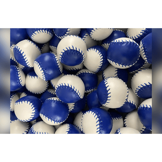Set of  4 Leather Balls for Cups and Balls (Blue and White) by Leo Smetsers - Trick