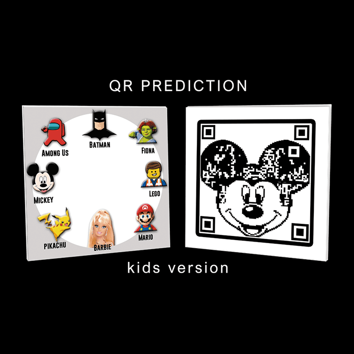 QR PREDICTION MICKEY (Gimmicks and Online Instructions) by Gustavo Raley - Trick