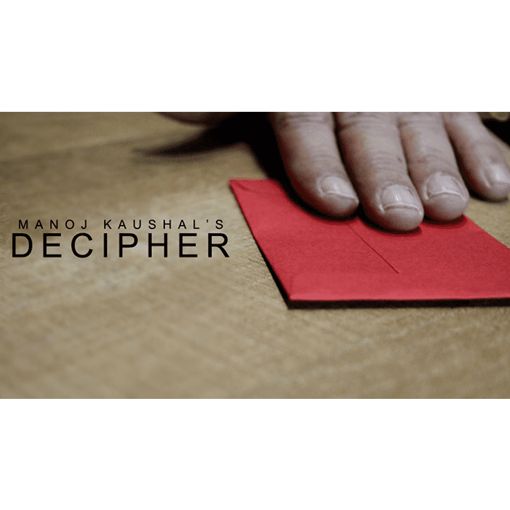 DECIPHER RED (Gimmick and Online Instructions) by Manoj Kaushal - Trick