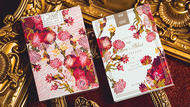 Van Gogh Asters Phlox Numbered Seal Playing Cards Alakazam