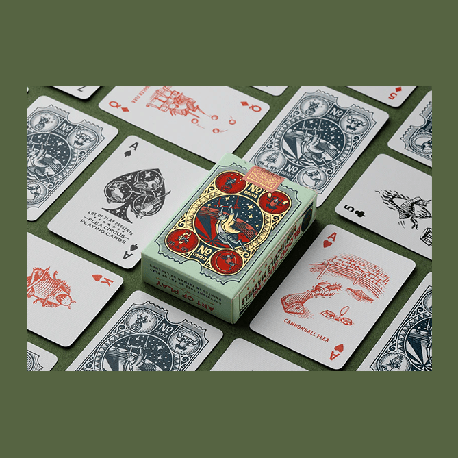 Flea Circus Playing Cards by Art of Play