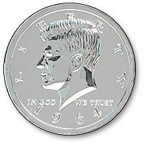Jumbo 3 inch Half Dollar Coin