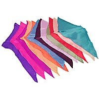 12 inch Diamond Cut Silks - 12-pack (Assorted Colors) by Vincenzo Di Fatta