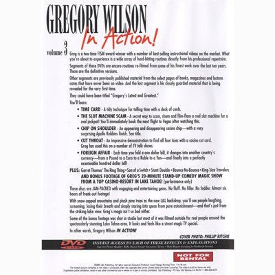 In Action Volume 3 by Gregory Wilson - DVD