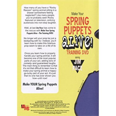 Make Your Spring Puppets Alive - Training DVD by Jim Pace - DVD