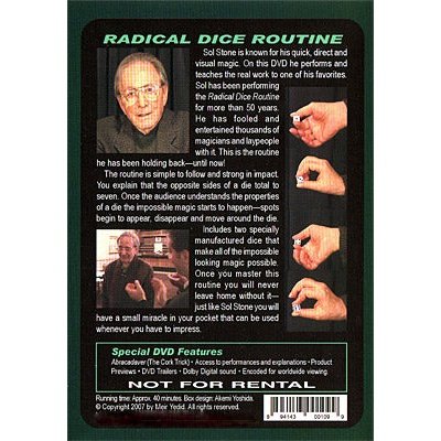 Radical Dice Routine (With Dice) by Sol Stone - DVD