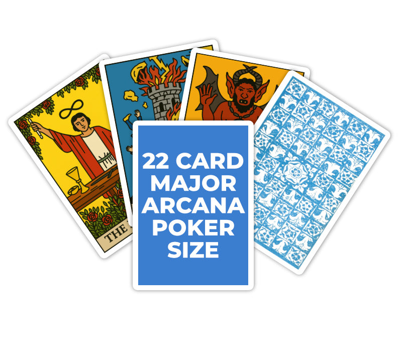 Poker Size Major Arcana Deck 22 cards