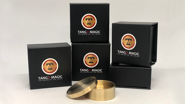 Slot Okito Coin Box Brass Half Dollar (B0019) by Tango -Trick