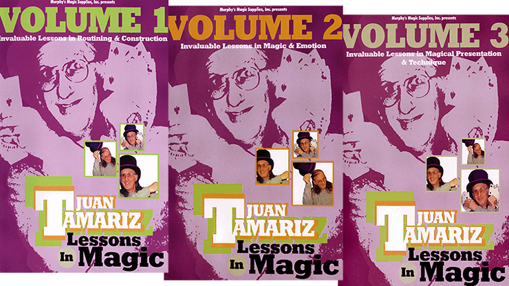 3 Vol. Combo Juan Tamariz Lessons in Magic video DOWNLOAD