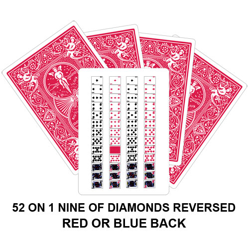 52 On 1 Nine Of Diamonds Reversed
