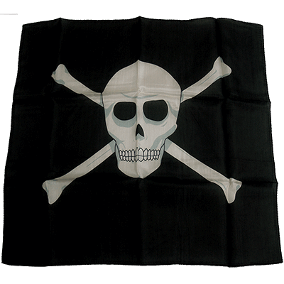 18 inch Skull Silk by Magic By Gosh