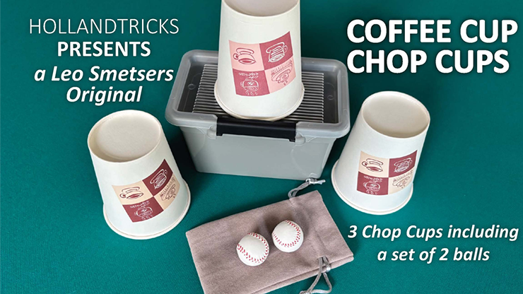 Coffee Cup Chop Cup (3 cups and 2 balls) by Leo Smetsers - Trick