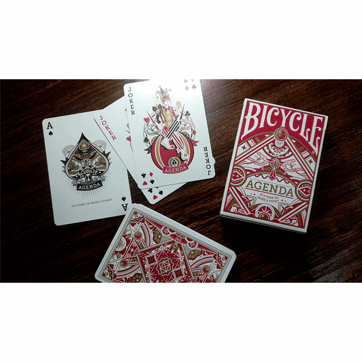 Agenda Red Basic Edition Playing Cards