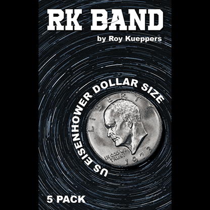 RK Bands Dollar Size For Flipper coins (5 per package) - Trick