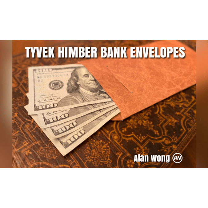 Tyvek Himber Bank Envelope SET by Alan Wong - Trick