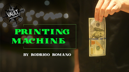 The Vault - Printing Machine by Rodrigo Romano video DOWNLOAD