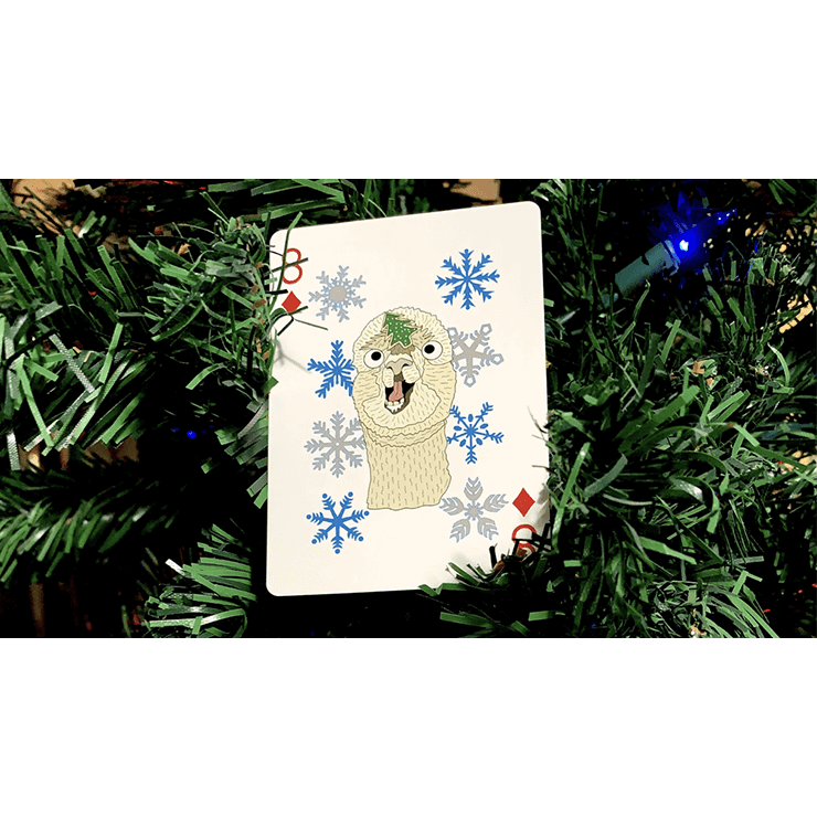 Alpaca Christmas Playing Cards