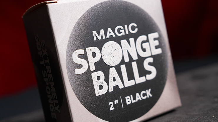 Magic Sponge Balls 4PK BLACK 2" by Murphy's Magic