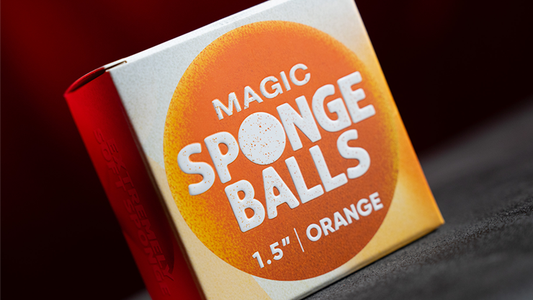 Magic Sponge Balls 4PK ORANGE 1.5" by Murphy's Magic