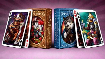 The Animal Instincts Poker and Oracle (Wizard) Playing Cards