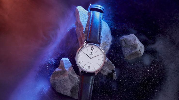 IARVEL WATCH (Silver Watchcase White Dial) by Iarvel Magic and Bluether Magic