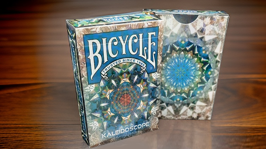 Bicycle Kaleidoscope Blue Playing Cards